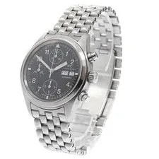 IWC Schaffhausen Pilot Flyback Chronograph IW370607 39mm SS Black Dial #C281 2