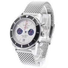 Breitling Superocean Heritage A23320 46mm SS Silver / Black #C4786 2