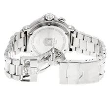 TAG Heuer WAH111A Formula 1 Alarm Quartz SS Silver Black Auth 4