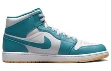 Jordan 1 Mid Aquatone -400 New 2