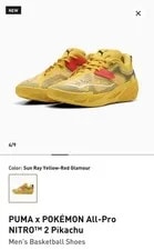 Puma All-Pro Nitro 2 Pokemon Pikachu Basketball Shoes 9 Presale 2