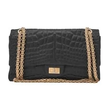 Chanel — Chanel , Single Flap, 2.55 Lock, , Large, Hardware — Handbag — resale