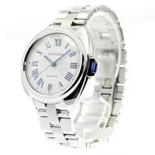 Cartier — Cartier CLÉ DE WSCL0006 35mm SS Silver #C4710 — Watch — resale