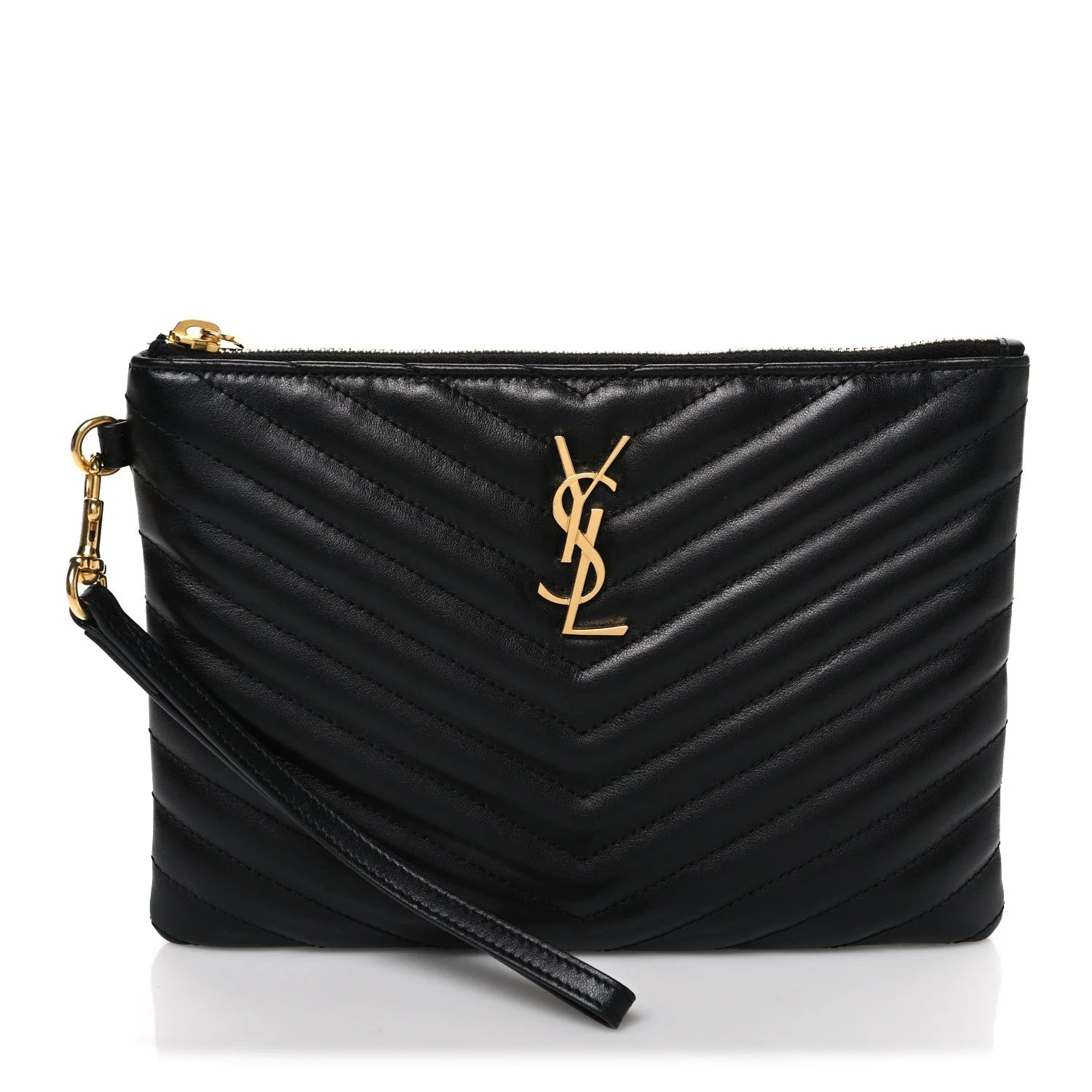 Matelasse Chevron A5 Wristlet — Accessory — resale