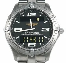 Breitling — Breitling Aerospace E75362 Black Dial Quartz — Watch — resale