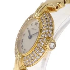 Cartier Must Colisee SM 23mm Ref.0581 Quartz 18KYG Diamond 177999 4
