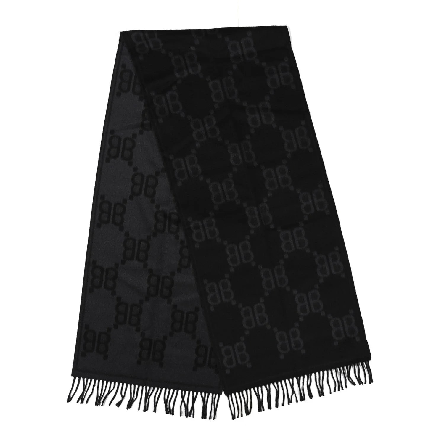 X Balenciaga All Over Macro Print Scarf 2