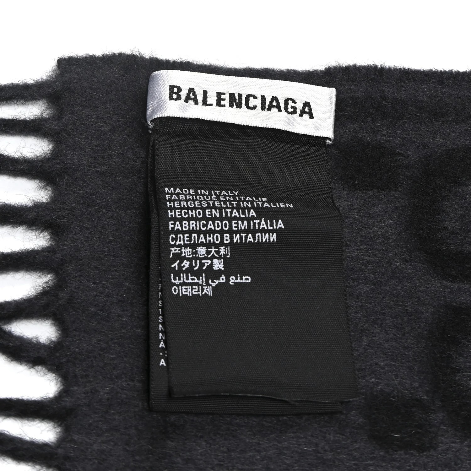 X Balenciaga All Over Macro Print Scarf 3