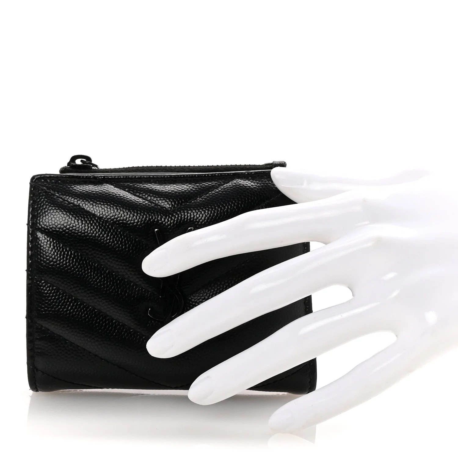 Grain de Poudre Chevron Zipped Card Case 2