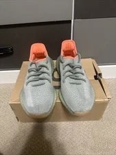 ’s Yeezy Boost 350 Size 8 1/2 Desert Excellent Condition With Box 3