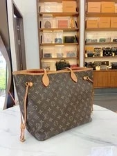 Louis Vuitton Neverfull With Pivoine Auth 3