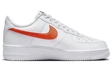 [FJ4228-100] -- Nike Air Force 1 Low '07 Spray Paint Swoosh Safety Oran 2