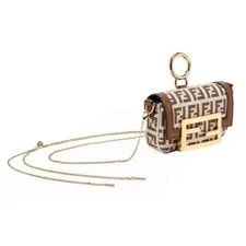 New Fendi Nano Baguette Charm Mini Micro Crossbody 4