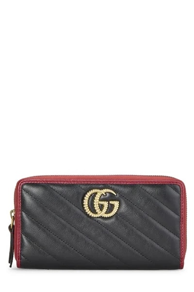 Gucci — Diagonal GG Zip Around Wallet — Accessory — resale
