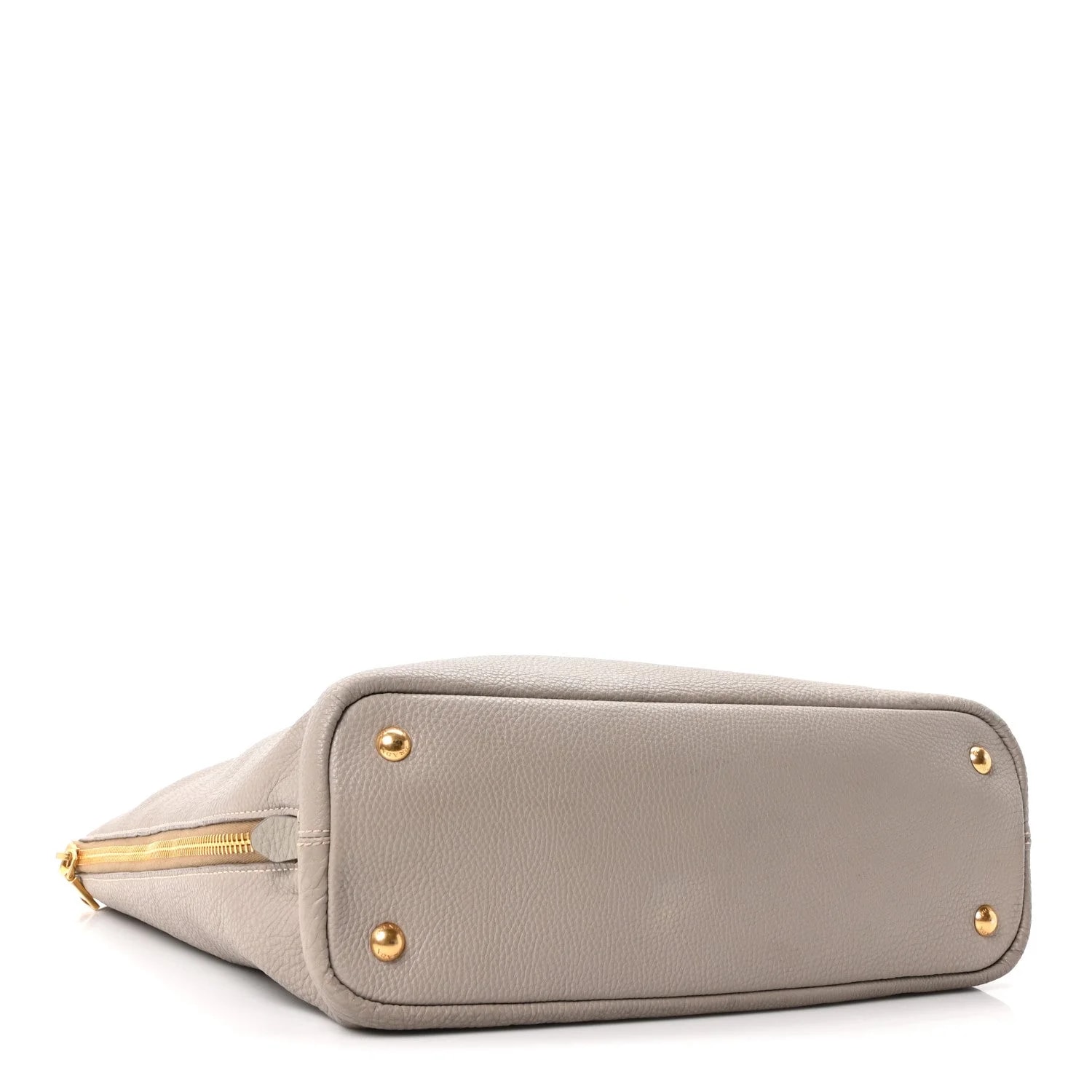 Vitello Daino Side Zip Shopper Pomice 4