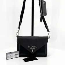 Prada Monochrome Envelope Crossbody (1BP020) 140000972 2