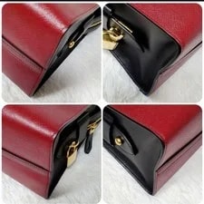 Prada City Double Strap Large From Japan 4