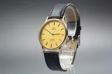 [Exc+5] Omega de Ville Cal.1365 Ref.191.0130.1 Gold Quartz 4