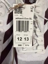 Adidas Adizero Evo SL Hail State Mississippi State 12 4