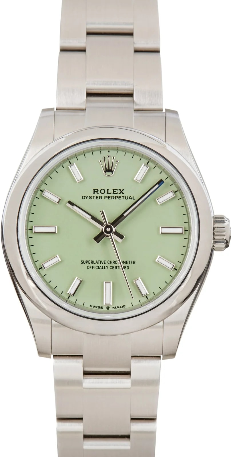 Rolex Oyster Perpetual 31 Ref 277200 Pistachio Dial 2