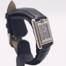 Cartier Tank Basculante 2405 Sterling Silver Navy #VWM3673 3