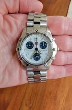 Tag Heuer — TAG Heuer CK1111.BA0328 2000 Series Chronograph Quartz White Blue — Watch — resale
