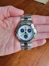 TAG Heuer CK1111.BA0328 2000 Series Chronograph Quartz White Blue 3