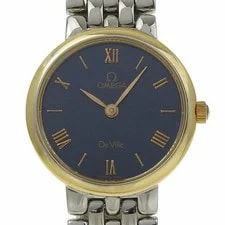 Omega — Omega de Ville 7261.83 Stainless Steel 23mm Black Dial Quartz 1993 #NW185 — Watch — resale