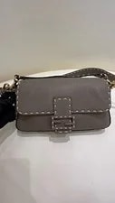 Fendi Baguette Medium Elephant Crossbody Classic 2