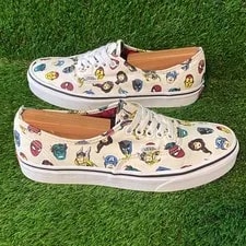 Vans X Marvel Avengers Authentic Marvel Heads ’S Size 8 Super Hero 4