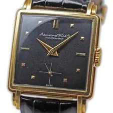 IWC Square 18K Redone Dial Cal.62 From Japan G0621 2