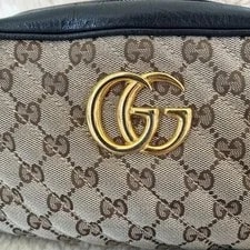 Auth Gucci 447632 GG Marmont Chain W/D 2