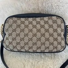Auth Gucci 447632 GG Marmont Chain W/D 3