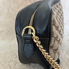Auth Gucci 447632 GG Marmont Chain W/D 4