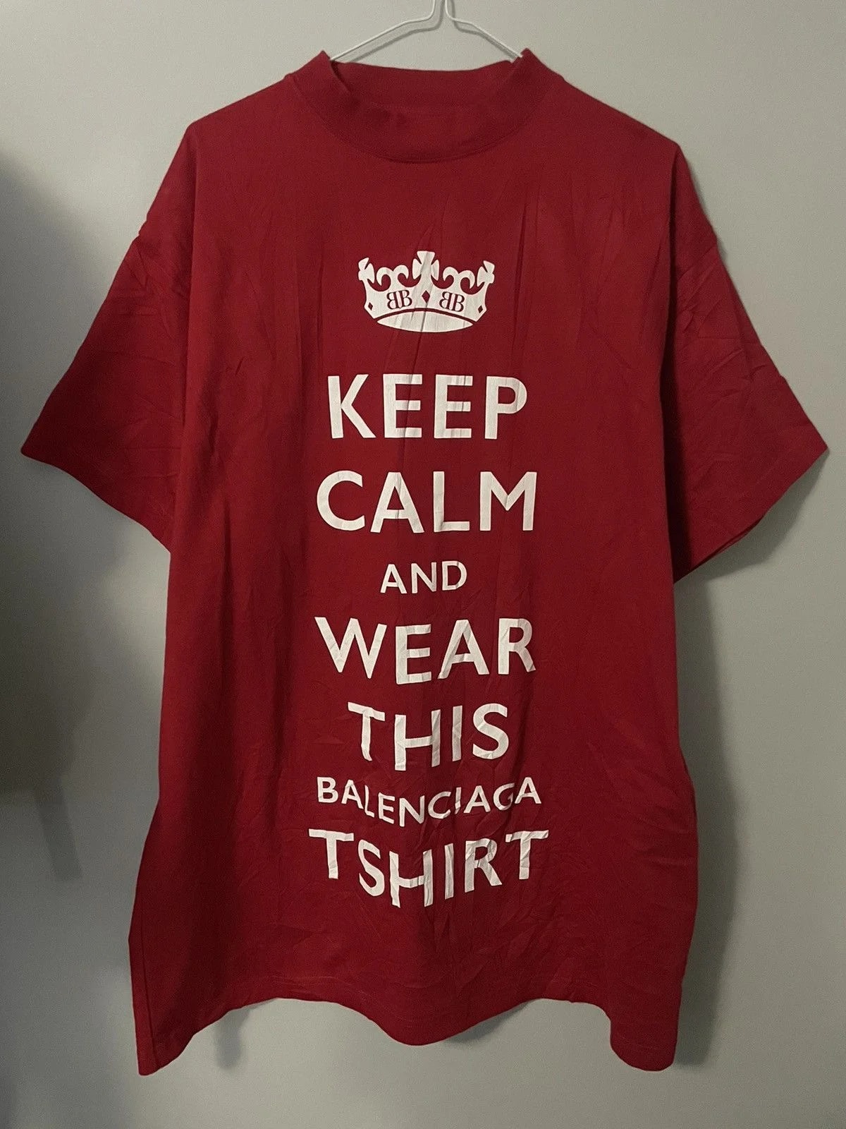 Balenciaga — Balenciaga Keep Calm T Shirt — streetwear — resale