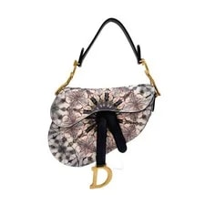Dior — Dior Mini Saddle Floral Beaded Embroidery — Handbag — resale