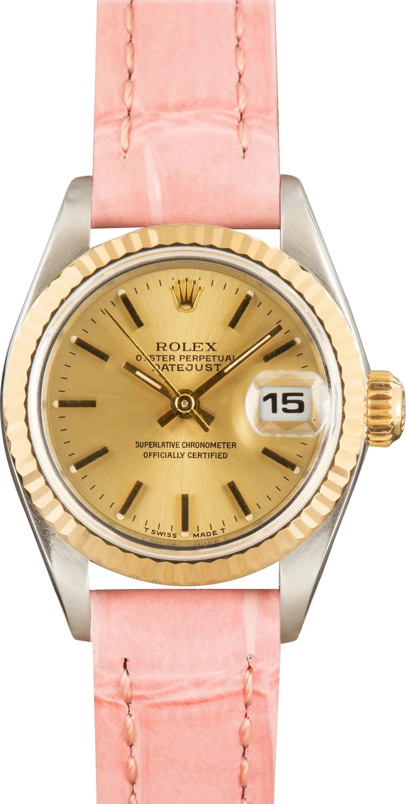 Rolex — Two Tone Rolex Datejust Ref 69173 Champagne Dial — Watch — resale