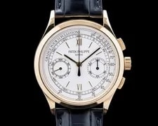 Patek Philippe — Patek Philippe 5170J-001 5170J Chronograph 18K Yellow Gold Silver Dial — Watch — resale