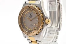 TAG Heuer 3000 Professional 934.213 Two-Tone Gold Quartz Midsize Diver 4