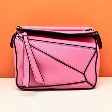 Authentic Loewe Puzzle Mini 2Way Top Handle Crossbody Hardware 3