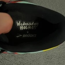Brooks Ghost 15 9.5 Wednesday Holmes Pride Running Shoes 1103931D058 4