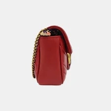 Gucci Authentic GG Marmont 16.5*10.2*5.1cm Cowhide 4