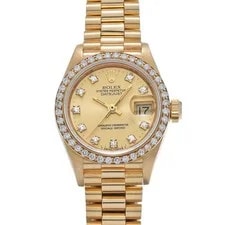Rolex — Rolex Datejust 69138G Champagne/diamond 728395 — Watch — resale