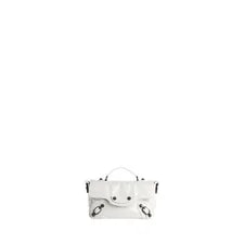 Balenciaga $1350 le City Flap Nano Optic New & 4