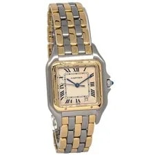 Cartier — Cartier Panthere MM 3-Row Ref.183949 Quartz 18KYG SS 166905 — Watch — resale