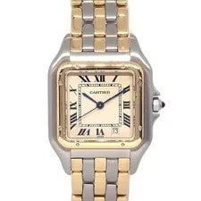 Cartier Panthere MM 3-Row Ref.183949 Quartz 18KYG SS 166905 2