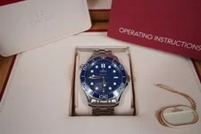 Omega Seamaster Diver 300M Blue Dial Stainless Steel 210.30.42.20.03.001 3