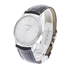 Jaeger-lecoultre Master Ultra Thin Q1348420 38mm SS Silver #C17967 2
