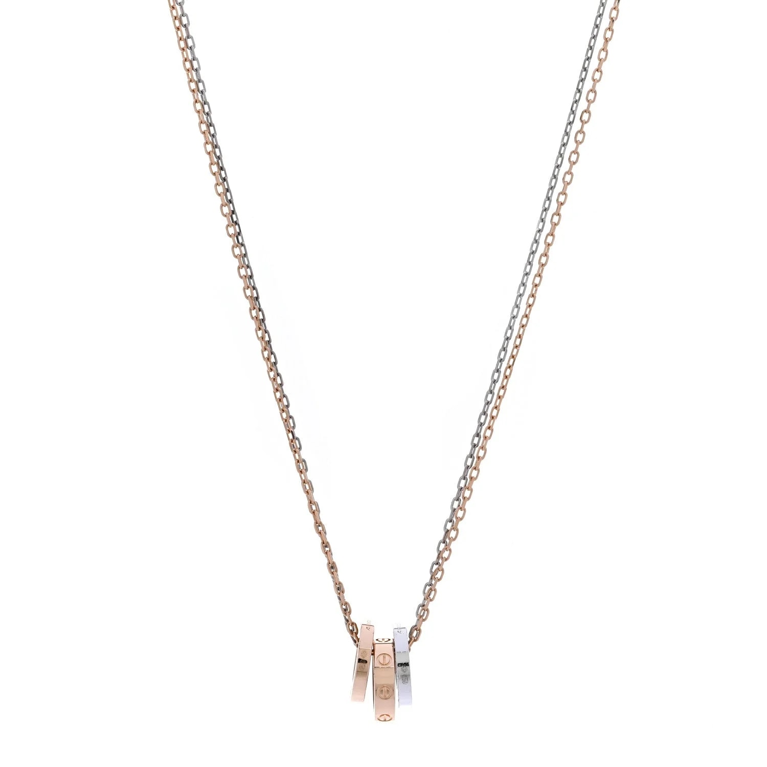 Cartier — 18K Three Love — Jewelry — resale