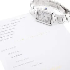 Cartier Tank Solo SM W5200013 Silver Dial Quartz Watch_953438 2